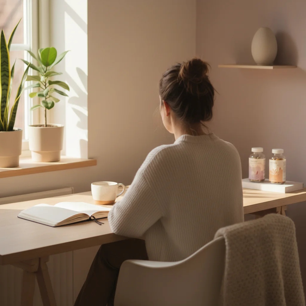 Ruhiger Arbeitsplatz mit Kaffee - Cedar Ridge Nutrition Markengeschichte